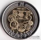ЮАР 5 ренд 2011 90 лет национальной валюте