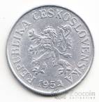 Чехословакия 10 геллеров 1954