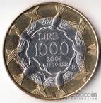 Сан-Марино 1000 лир 2001