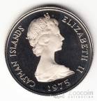 Каймановы острова 25 центов 1975 (Proof)