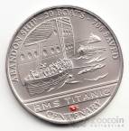 Острова Кука 1 доллар 2012 Гибель Титаника - Покинуть корабль