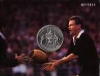 Новая Зеландия 5 долларов 1991 Кубок регби (блистер)