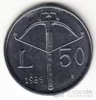 Сан-Марино 50 лир 1989