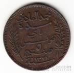 Тунис 5 сентим 1903