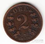 Норвегия 2 эре 1884
