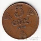 Норвегия 5 эре 1922