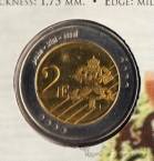 Ватикан 2 пробных евро 2005 №2
