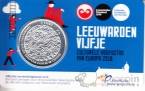 Нидерланды 5 евро 2018 Леуварден - Культурная столица Европы (карта)