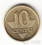 Литва 10 центов 2006