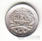 Гватемала 1/4 реала 1893 (тип 2)