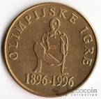 Словения 5 толаров 1996 100 лет Олимпийским играм