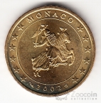 Монако 50 евроцентов 2002