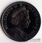 Остров Мэн 1 крона 2002 Жизнь Королевы Матери - Любовь к лошадям