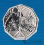 Австрия 5 евро 2005 100 лет горнолыжному спорту (серебро, блистер)