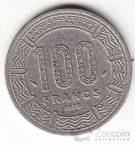 Чад 100 франков 1975