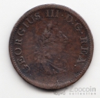 Ирландия 1/2 пенни 1805