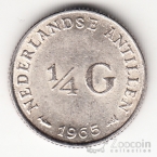 Нидерландские Антиллы 1/4 гульдена 1965