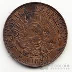 Аргентина 2 сентаво 1892