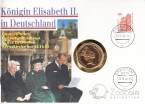 Гибралтар 50 пенсов 1991 Рождество (конверт с маркой)