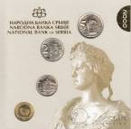 Югославия набор 4 монеты 2000 (блистер)