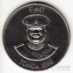 Тонга 2 паанга 1980 Кит - FAO