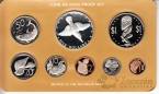 Острова Кука набор 8 монет 1976 (коробка, proof)
