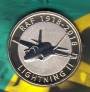 Великобритания 2 фунта 2018 100-летие ВВС Великобритании - самолет RAF-Lighting II (блистер)