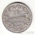Дания 16 скиллингов 1856 [1]