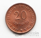 Ангола 20 сентаво 1962