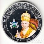 Палау 1 доллар 2009 80 лет Государственности Ватикана - Папа Римский Лев 13