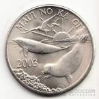США - Гавайи - Остров Мауи 1 доллар 2003