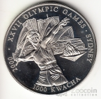 Замбия 1000 квача 2000 Олимпийские игры в Сиднее
