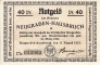 Германия 40 пфеннигов 1922 нотгельд