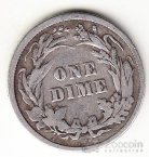США 10 центов 1892