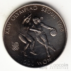 Республика Корея 1000 вон 1986 XXIV Олимпийские игры в Сеуле - баскетбол