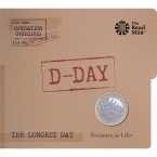 Великобритания 2 фунта 2019 Вторая Мировая война D-Day (блистер)