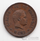 Индия - Португальская Индия 1/2 танга 1901