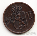 Норвегия 2 эре 1877