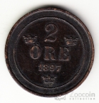 Швеция 2 оре 1897 [1]