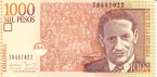 Колумбия 1000 песо 2016
