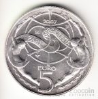 Сан-Марино 5 евро 2007 Мужчина и женщина