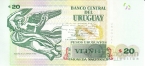 Уругвай 20 песо 2015