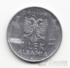 Албания 1 лек 1939 Оккупация