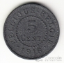 Бельгия 5 сентим 1916