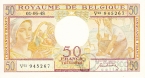 Бельгия 50 франков 1948 (V945267)