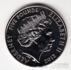 Олдерни 5 фунтов 2012 100 лет Гибели Титаника