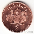 Гибралтар 2 пенса 2009