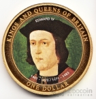 Острова Кука 1 доллар 2007 Правители - Король Эдвард IV