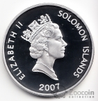 Соломоновы острова 25 долларов 2007 Корабль Nuestra Rosario