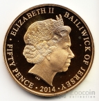 Джерси 50 пенсов 2014 100-летие с начала Первой Мировой войны №2